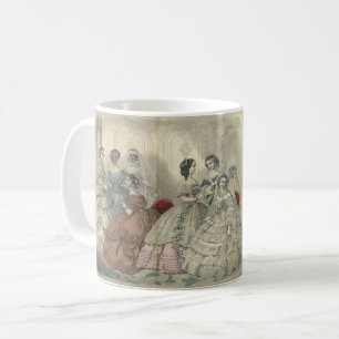 Canecas de Noivas & Damas de Honra Godey's 1860