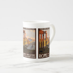 Canecas de Roma Italia das viagens vintage