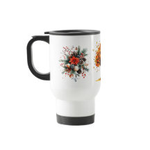 canecas de viagem de ação de graças felizes