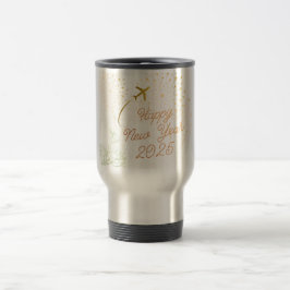 Canecas de viagem do feliz ano novo & Tumblers tér