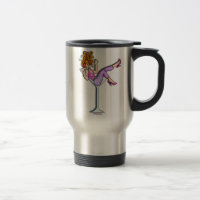 Canecas de Viagem, Xícaras - Garota num Martini, L