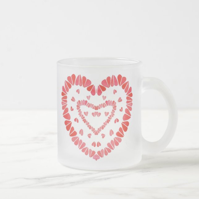 Canecas de Vidro Esmaltado SWEET HEARTS (Direita)