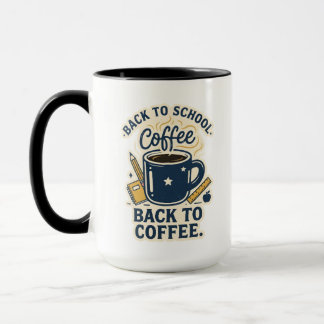 Canecas de volta para a escola Café Professor Pres