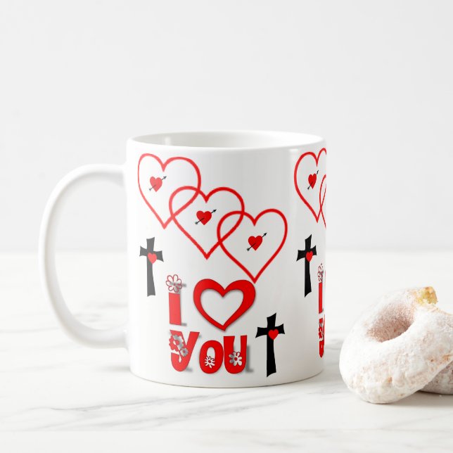 Canecas do Dia dos Namorados (Com Donut)