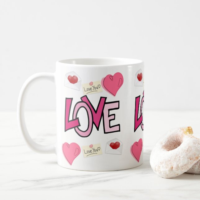 Canecas do Dia dos Namorados (Com Donut)