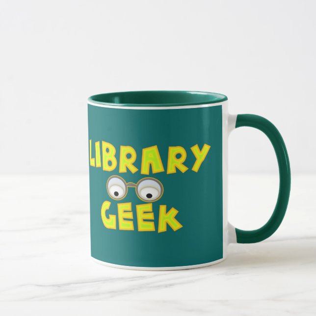 Canecas do geek da biblioteca (Direita)