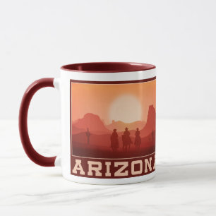 Canecas do por do sol da arizona