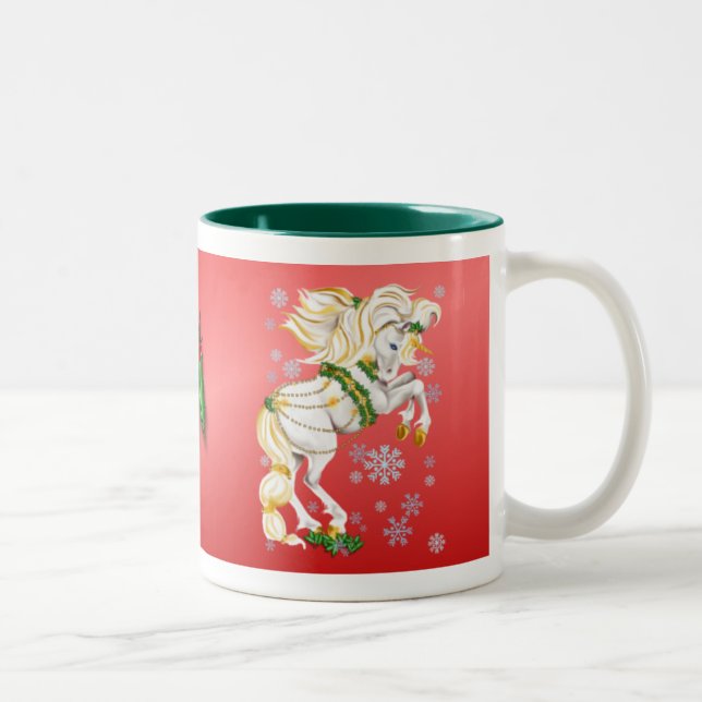 Canecas do unicórnio do Natal (Direita)