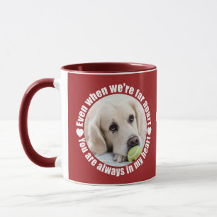 Canecas dos SEU 2 amores das FOTOS & do MONOGRAMA