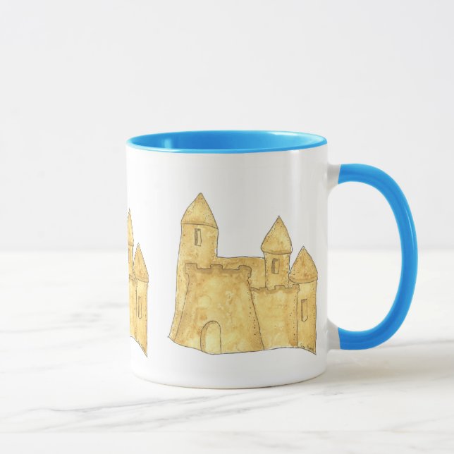 Canecas & Drinkware do castelo da areia (Direita)