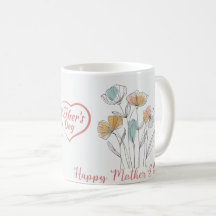 Canecas e Xícaras do Dia das Mães Feliz