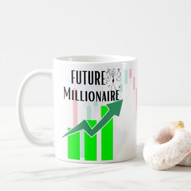canecas engraçadas de negociação de forex (Com Donut)