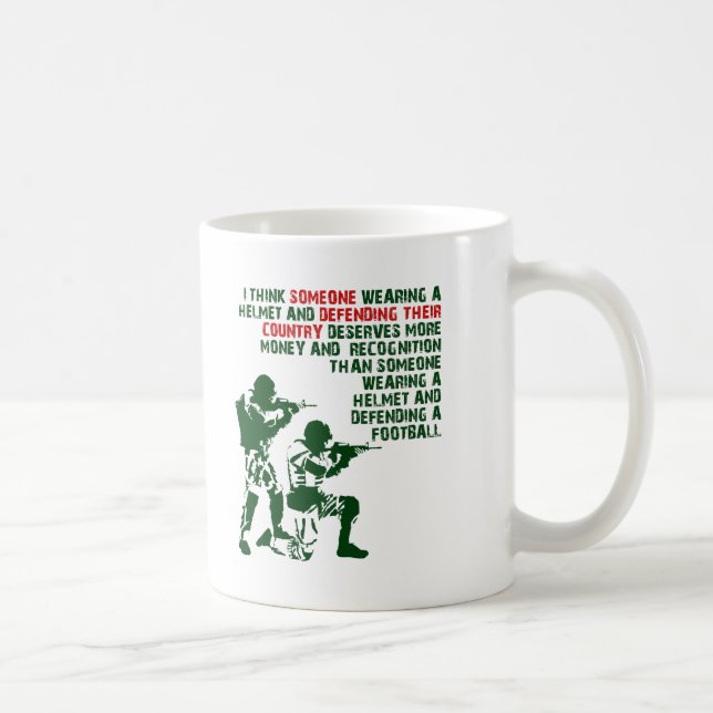 Canecas Engraçadas do Exército Sobre Esportes (Direita)