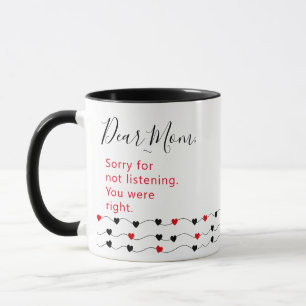 Canecas engraçadas para a mamã - você era direi