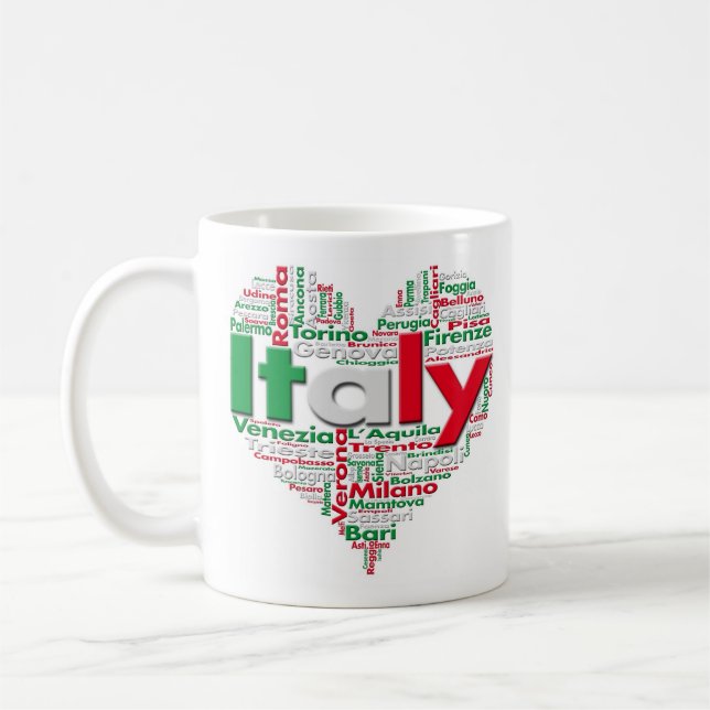 Canecas eu amo Italia (Esquerda)