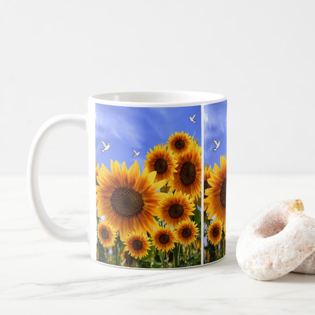 canecas girassóis (Com Donut)