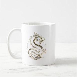 Canecas Gold Ásia Dragão