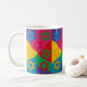 Canecas Judaicas - Estrelas Judaicas - Presentes C