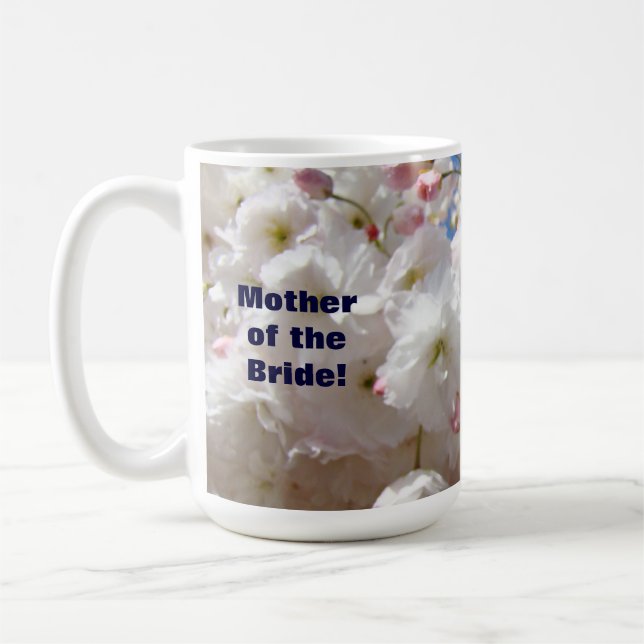 Canecas Mãe da Noiva Flores de Florada de Casament (Esquerda)
