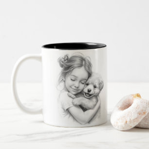 Canecas modernas elegantes para aniversário de cri