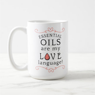 Canecas Óleos São Minha Linguagem do Amor Coral/Ro