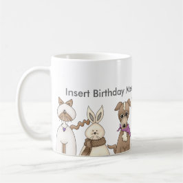 Canecas personalizadas do aniversário