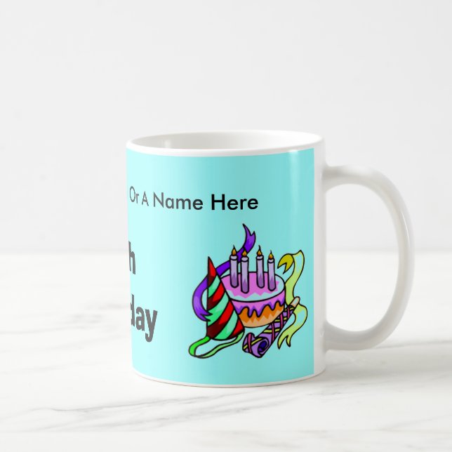 Canecas personalizadas do aniversário (Direita)