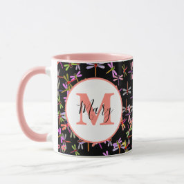 canecas personalizadas libélulas coloridas