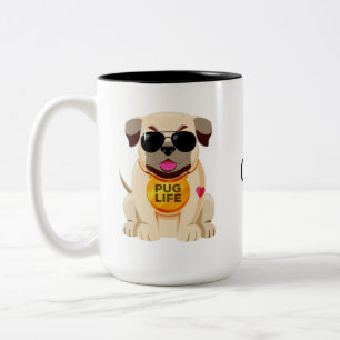 Canecas personalizadas Pug Life