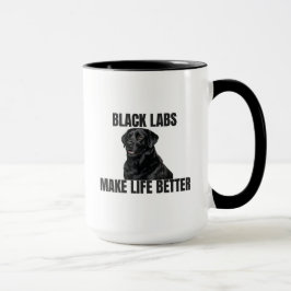 Canecas Pretas Fazem a Vida Melhor – Caneca de Caf