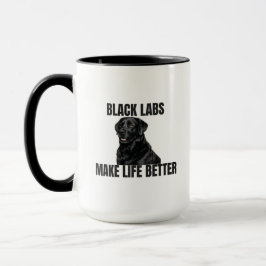 Canecas Pretas Fazem a Vida Melhor – Caneca de Caf