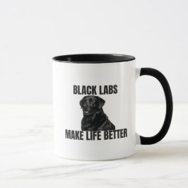 Canecas Pretas Fazem a Vida Melhor – Caneca de Caf