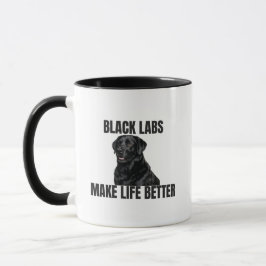 Canecas Pretas Fazem a Vida Melhor – Caneca de Caf