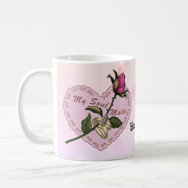 canecas rosa alma gêmea (Esquerda)