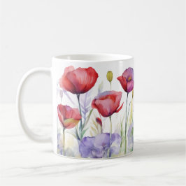 Canecas Sussurros da Primavera – Flor de Papoula