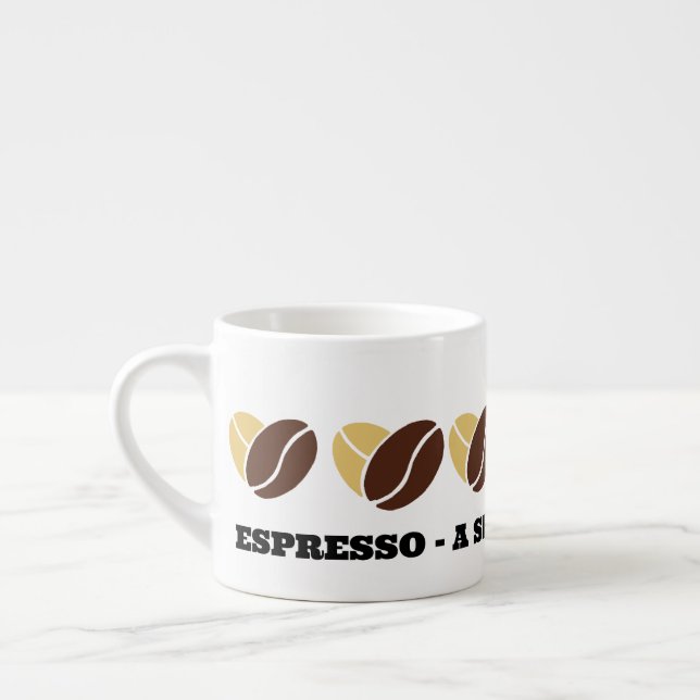 Canela De Perfeição Espresso, Caneca Cuta (Esquerda)
