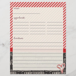 Canes de doces e inserções de cacau quente