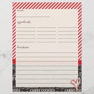 Canes de doces e inserções de cacau quente