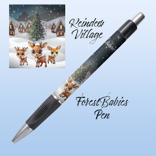 Caneta Acredite na neve natalícia Wonderland Cena 🦌 🎄