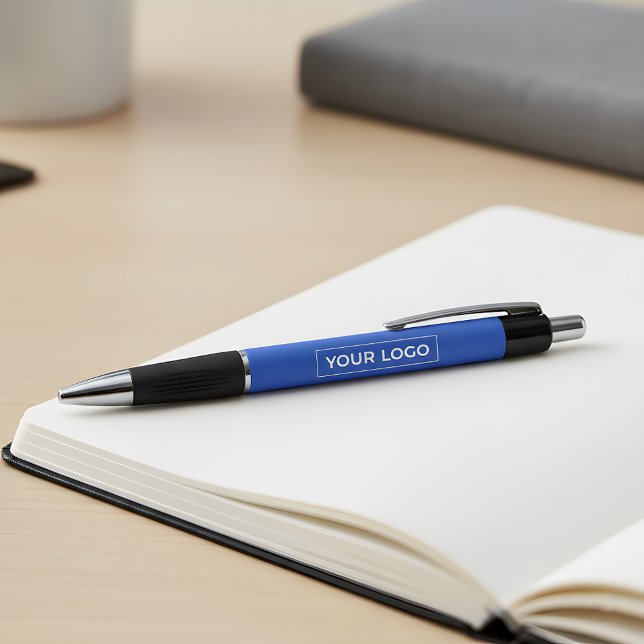 Caneta Add Logo Promotional Marketing Royal Blue (Criador carregado)