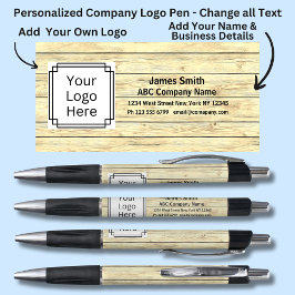 Caneta Adicionar Detalhes da Empresa Nome etc Efeito da M