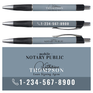Caneta Agente de Assinatura Notarial Número de Telefone A