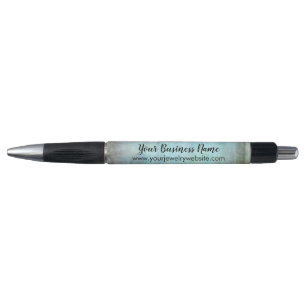 Caneta Aqua Vintage Grunge Seus Detalhes Do Marketing