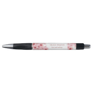 Caneta Aquarela Flores de Cerejeira Rosa Floral
