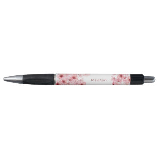 Caneta Aquarela Flores de Cerejeira Rosa Floral