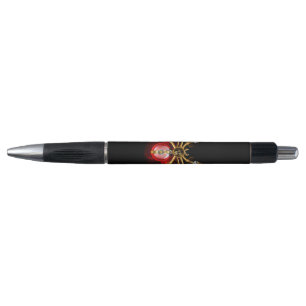 Caneta Aranha steampunk em preto