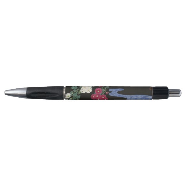 Caneta Arte de Crisântemo Vintage Ohara Koson (Frente)