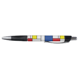 Caneta Arte Moderna De Stijl Geométrica Minimalista Mondr