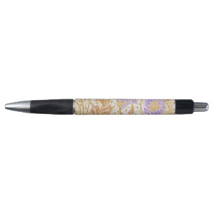 Caneta Artes e Ofícios de Walter Crane Arte Floral Roxo