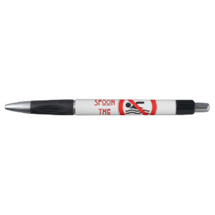 Caneta Avisos Vermelhos SlipperyJoe's Não Colher Bacon ho